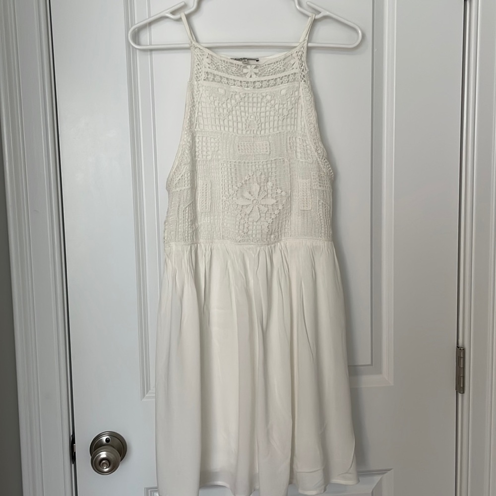 NWT A line white dress from Charlotte Russe Size Small